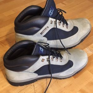 Navy & grey Timberland men’s boots size 14M